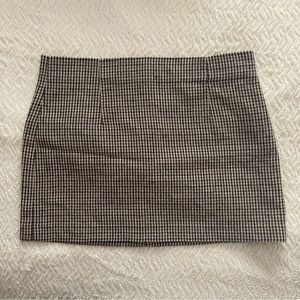 2/$20 Zara Houndstooth Mini Skirt Wool-blend